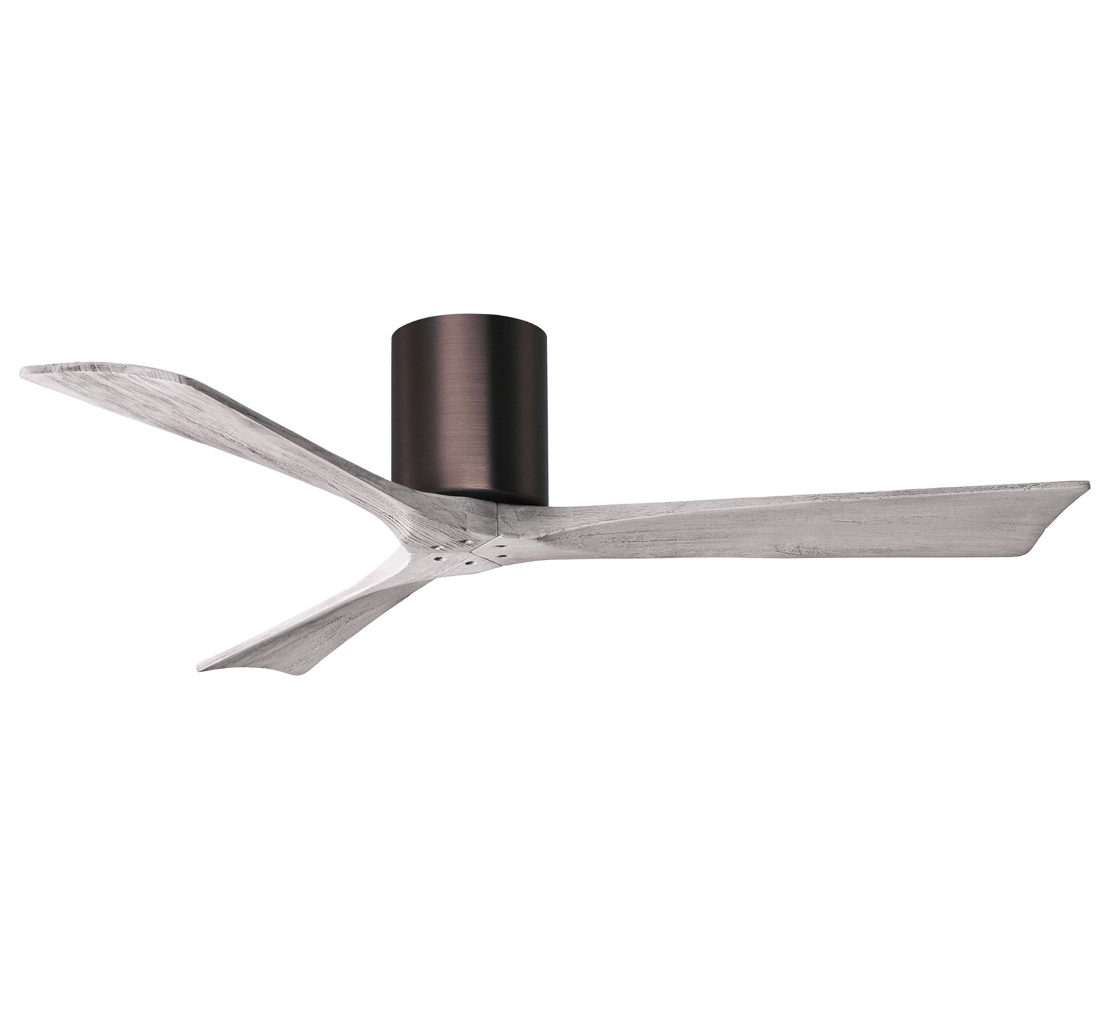 Olivier Ceiling Fan, Brushed Bronze, 52", Barn Wood Tone