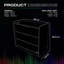 X Rocker Electra Chest of 3 Drawers with App Controlled LED Lights - -120943824