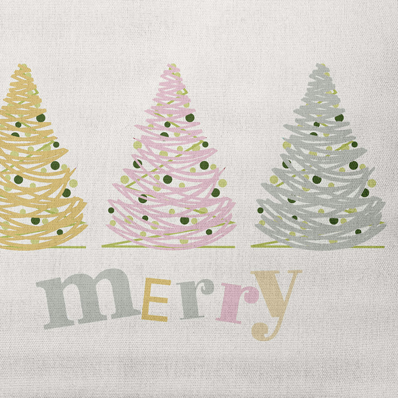 Merry Trees_Rec, Non, Multicolore / doux
