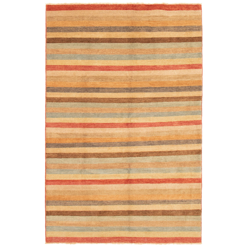 Tapis multicolore 6 pi 0 po x 9 pi 1 po Finha Peshawar Ziegler