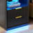 19.7'' W 2-Drawer Nightstand With Usb & Type-C Port And Human Sensor Light-1150311728