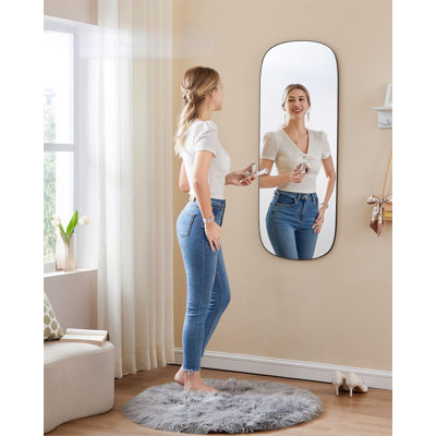 Ebern Designs Full Length Wall Mirror, Over The Door Mirror,