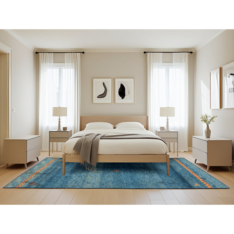 Tapis abstrait moderne 4551, Rectangle de 5 pi x 8 pi