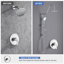 Système de douche à pluie multifonction Rainlex-82851305