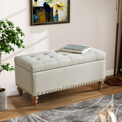 Banc de rangement repose-pieds,