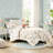 Full/queen Bed With Mushroom , Fabric, Bedding Mushroom, Fill,