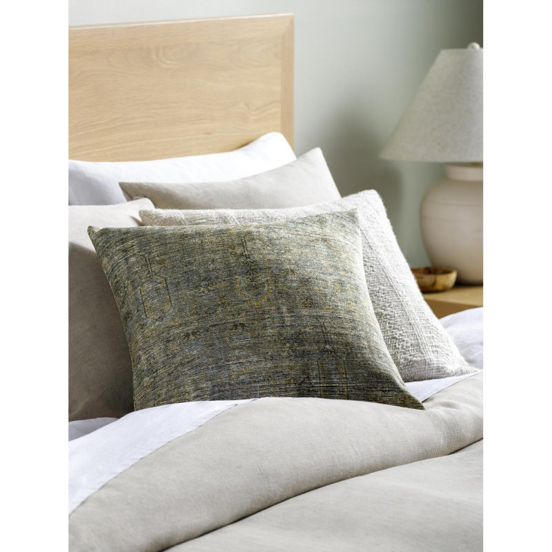 Emily Jean Accent Throw Pillow Cover, Polyester, 22"H x 22"W