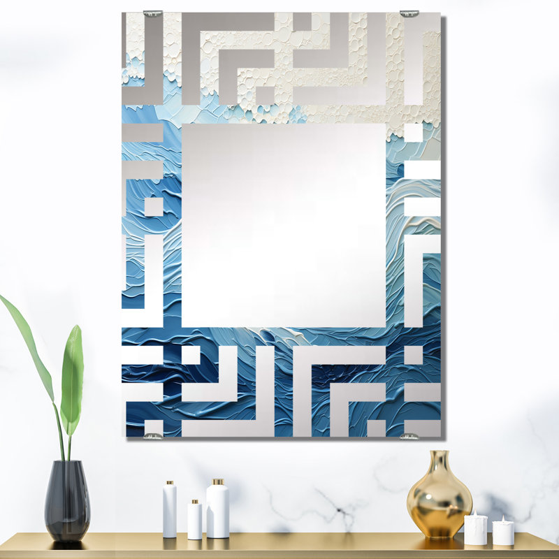 Abria - Miroir mural Coastal, 40 po x 30 po