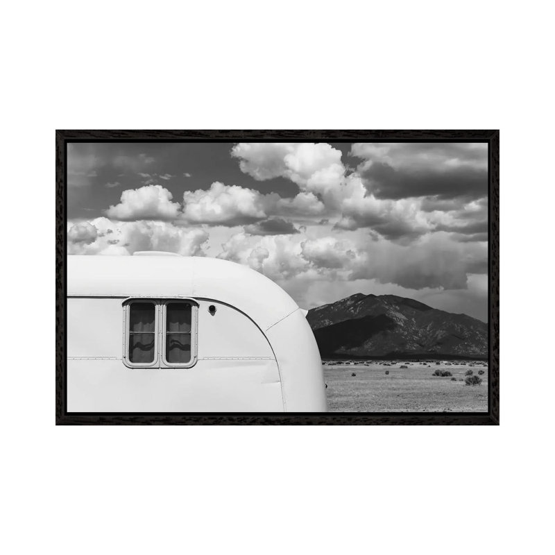 New Mexico Airstream VII by Bethany Young - Print on Canvas, 101.6cm H x 152.4cm W x 3.81cm D, Black Framed