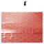 Carreaux de sol de garage à emboîtement, plancher modulaire en polypropylène de 12 po x 12 po, paquet de 25 tapis antidérapants rouges pour garages, sous-sols et ateliers