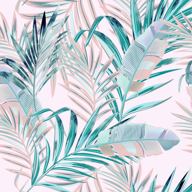 Beatt Floral Tile, 10.4' L x 125" W