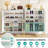 20 Pair Shoe Cabinet with Doors, 5-Tier Entryway Shoe Storage Cabinet-1318287072
