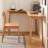 Wood Color L-Shaped Solid Wood Desks-108744100-108744098
