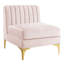 Chaise sans accoudoirs en velours Triumph Channel-1867309684
