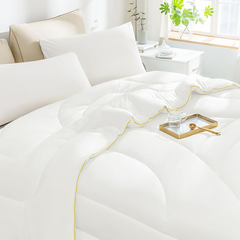 Super Soft Comforter With Corn Polylacticacid Skin Friendly And Goose Duvet Texture