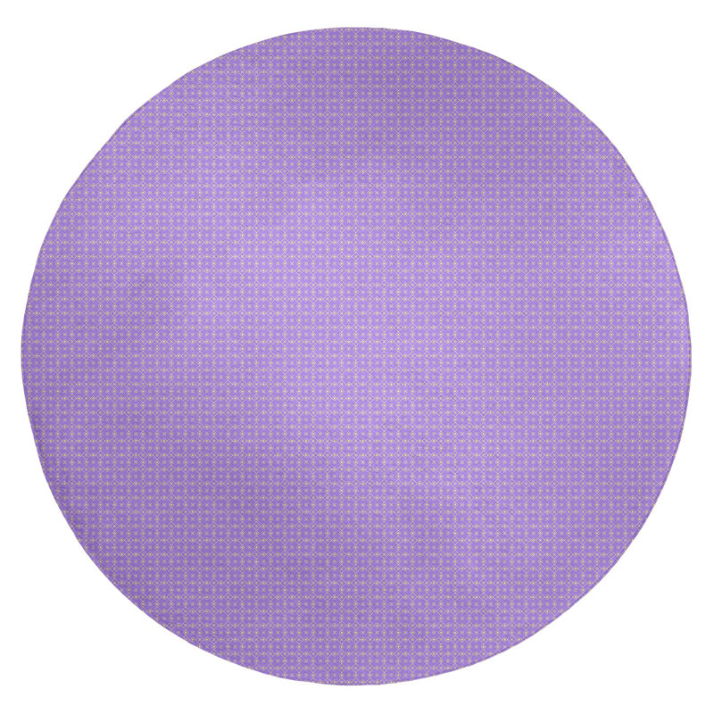 Chenille Indoor Rug, Round 5'