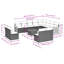 Ensemble de canapé de patio 13 pièces avec coussins en rotin de polyester-30175965-30175967