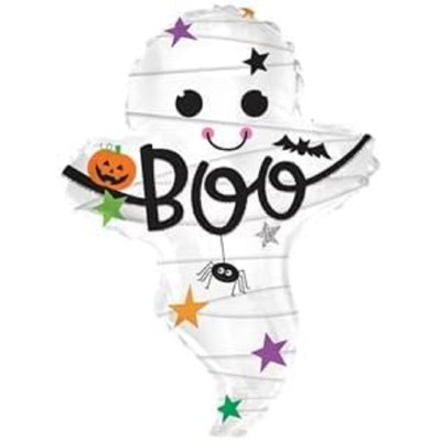 PMU Mummy Ghost 25in Balloon for Halloween Party Spooky Decorations 1pkg Pkg1