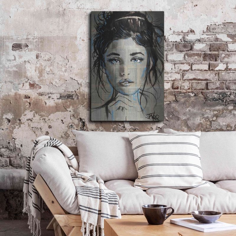 «Baby Blue» par Loui Jover, H 16 po x l 12 po