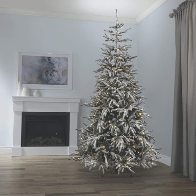 84' Lighted Fir Christmas Tree