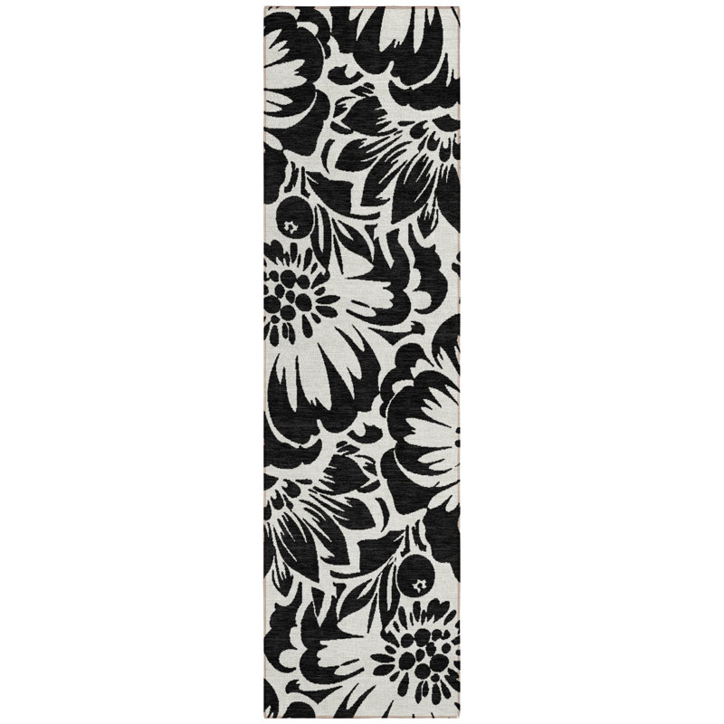 Altair Floral Indoor / Outdoor Rug, Runner 2'3" x 7'6"