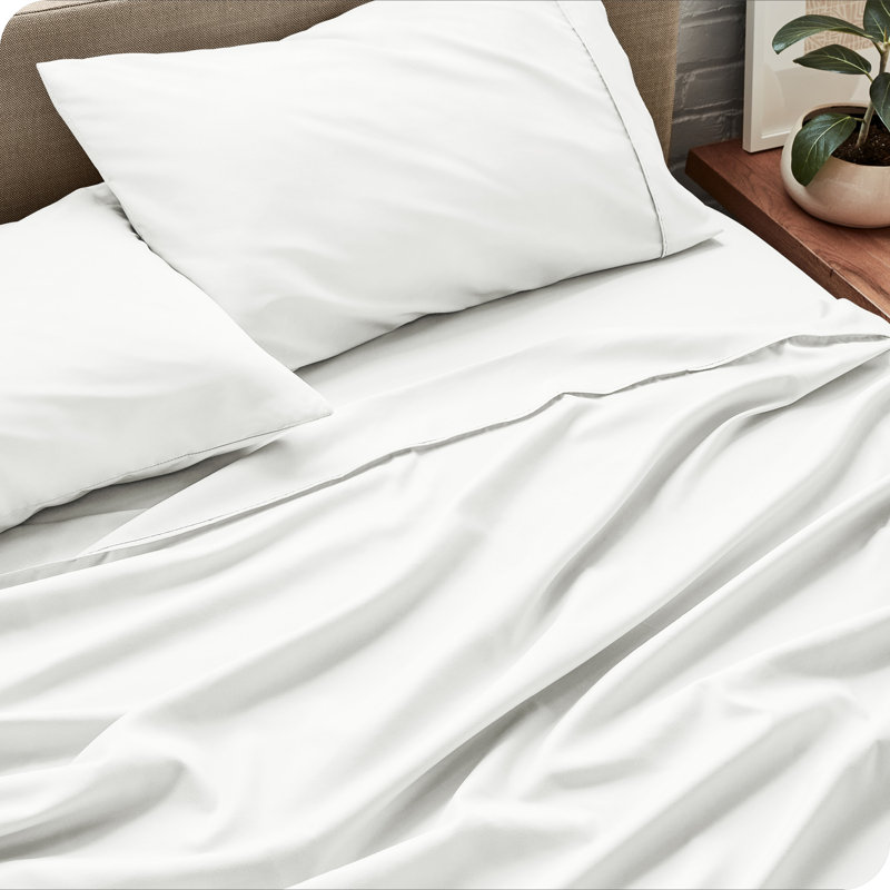 Bare Home Ultra-Soft Microfiber Sheet Set, Queen Sheet Set + 1 Fitted Sheet + 2 Pillowcases, Cream