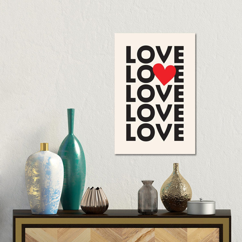Love Thenativestate by Frankie Kerr-Dineen - Gallery-Wrapped Canvas Giclée on Canvas, 45.72 cm H x  30.48 cm W  x  1.905 cm D