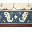 Tapis oriental crème crème Dhurrie 9X12