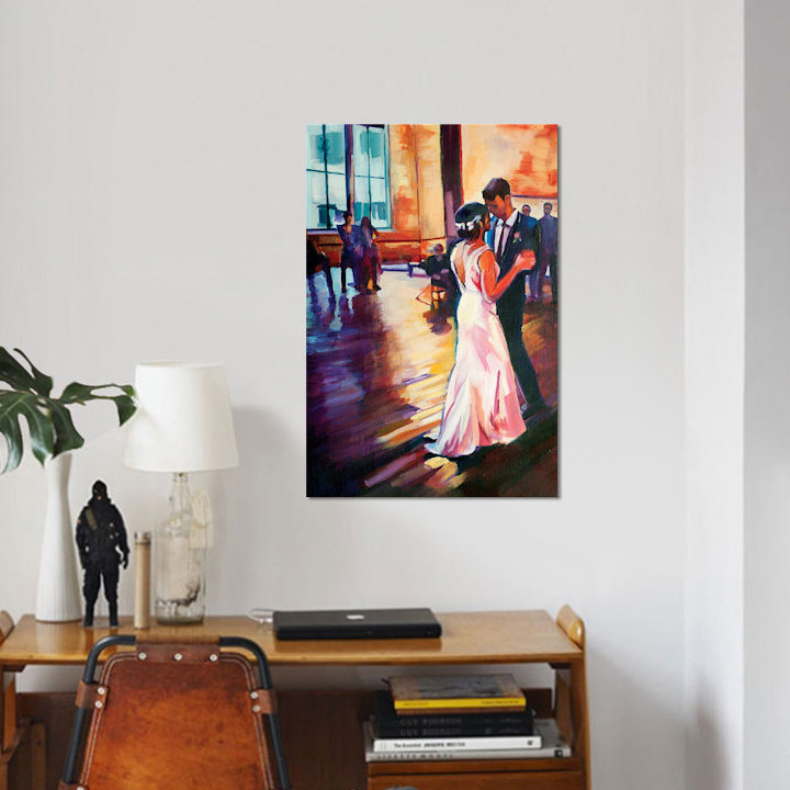 «First Dance», reproduction sur toile, H 26 po x l 18 po x P 1,5 po, Toile tendue, Pas de tapis