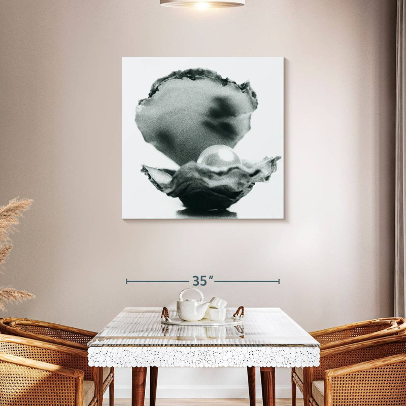 Brampt Monochromatic Oyster Pearl, 36" H x 36" W