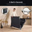  Lit de bébé pliable compact avec matelas à mémoire de forme CM48, très grand 48 po x 75 po-851829840