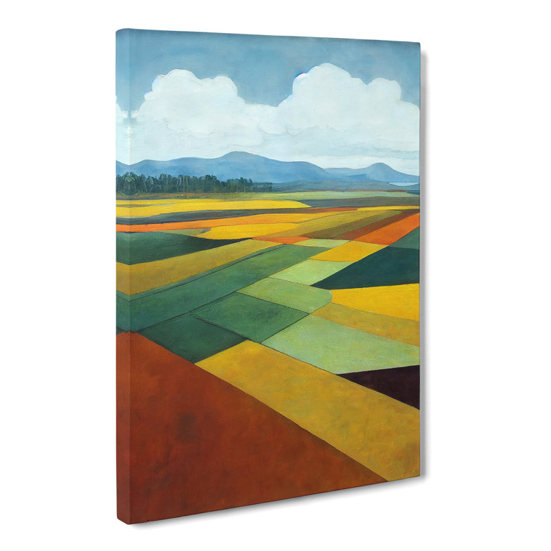 Highlandville Spring Landscape Painting Vol.2 - Wrapped Canvas Print, 50cm H x 35cm W