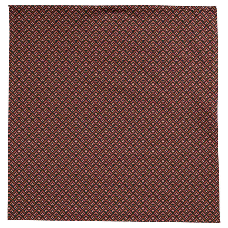 Nappe géométrique Avicia, Dark Brown