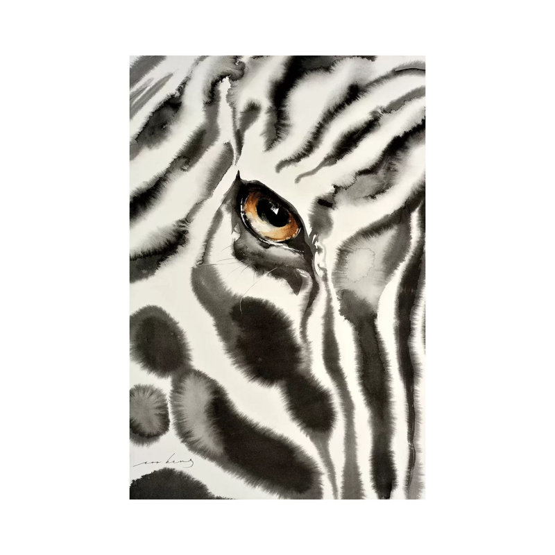 Stripes by Soo Beng Lim - Wrapped Canvas Painting, 20.32 cm H x 30.48 cm W