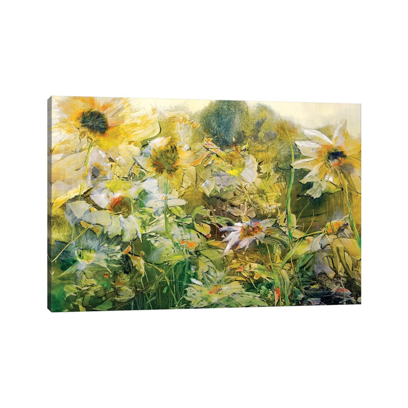 Cousins in the Sun par Jen Williams - peinture sur toile tendue, H 8 po x l 12 po x P 0,75 po