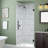 Belmore GS 66" x 72" Hinged Frameless Shower Door-30279172-105833926