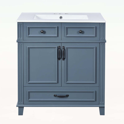 Charmant meuble-lavabo en bois durable avec rangement pratique