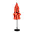 Parasol automatique orange à 3 niveaux de 10 pieds orange pour la piscine, la cour de jardin et la terrasse de la piscine-677034047