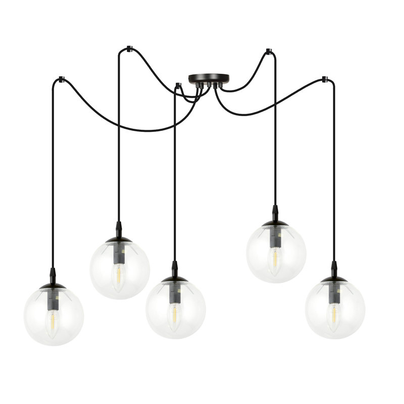 Garnes 5 - Light Sphere Pendant, Clear