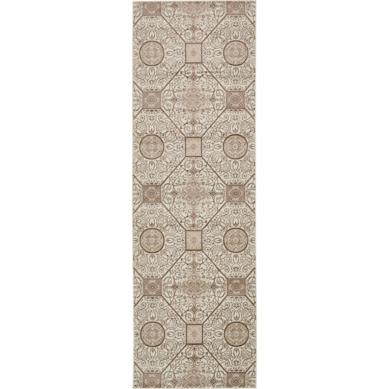 Emigdio Abstract Indoor Rug, Runner 3' x 9'10"