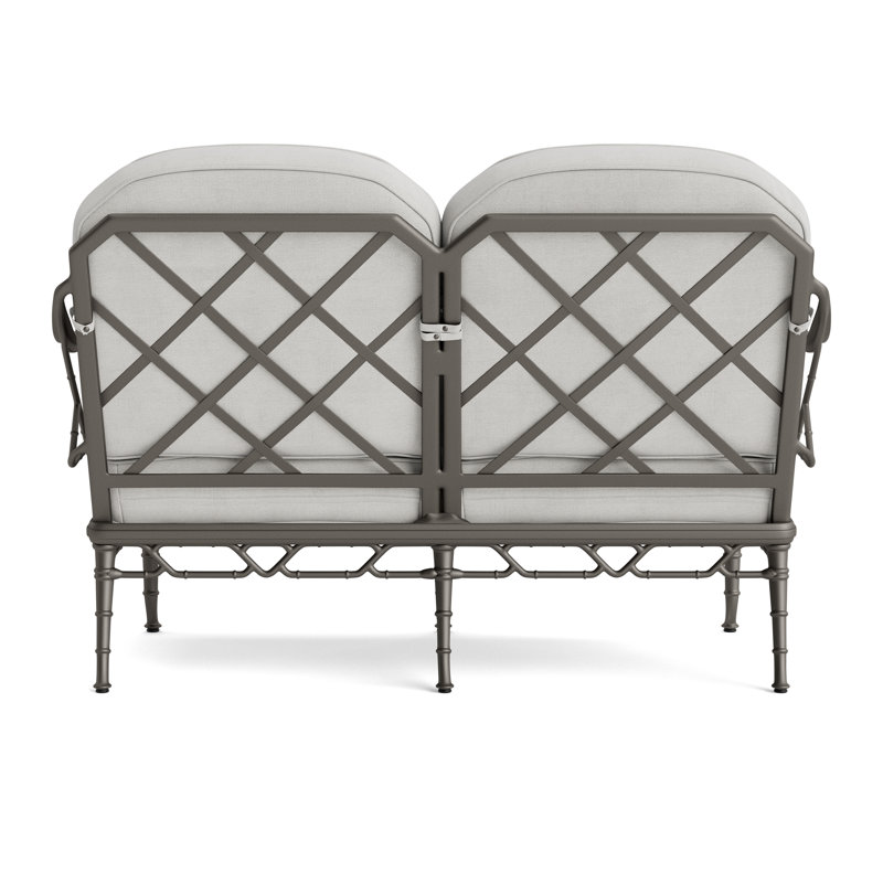 Calcutta Outdoor 2 - Seat Loveseat, Fusion Dove, Mica