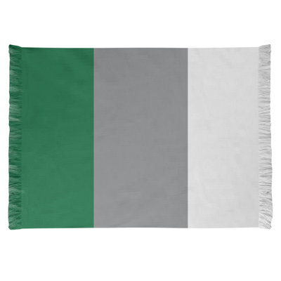 Tapis vert/gris philadelphia retour