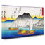 Sailboats by Utagawa Hiroshige - Wrapped Canvas Print-55324282