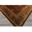 Tapis traditionnel rouille en laine noué à la main or vieilli 12 pi x 18 pi Rust