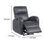 Fauteuil inclinable électrique gris anthracite Grant-370866444
