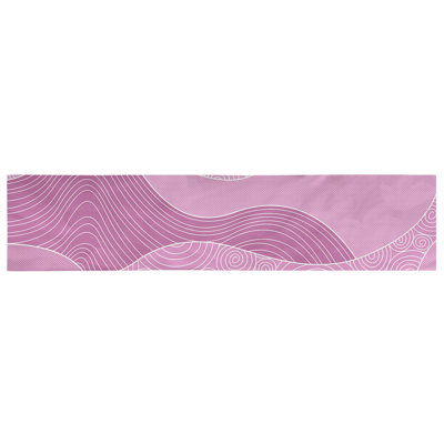 Avicia Hand Drawn Waves Table Runner
