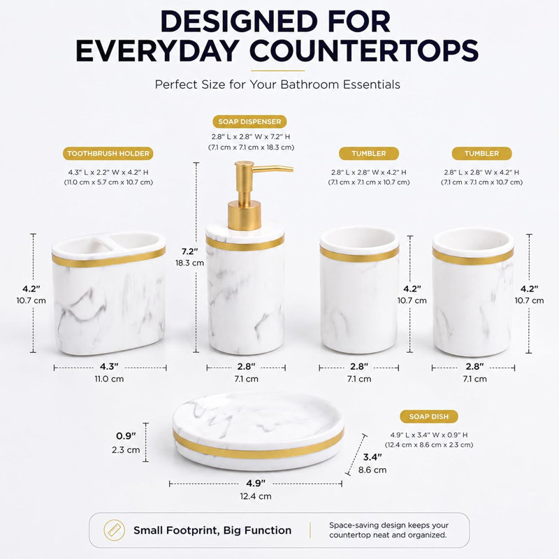 Bathroom Countertop Accessories