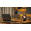 Modern Mushroom Black Glass Table Lamp