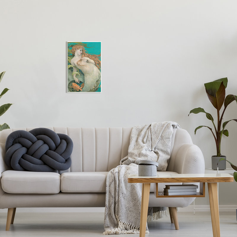 «Mermaid & Fish Underwater», impression giclée par Christina P. Wyatt, H 15 po x l 10 po x P 0,5 po