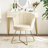 Focht Upholstered Papasan Chair with Gold Metal Legs-1801004481